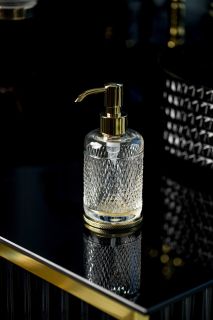 Дозатор для жидкого мыла Boheme Aura 10250-G золото